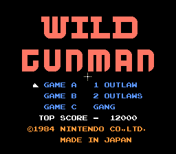 Wild Gunman (Japan, USA)